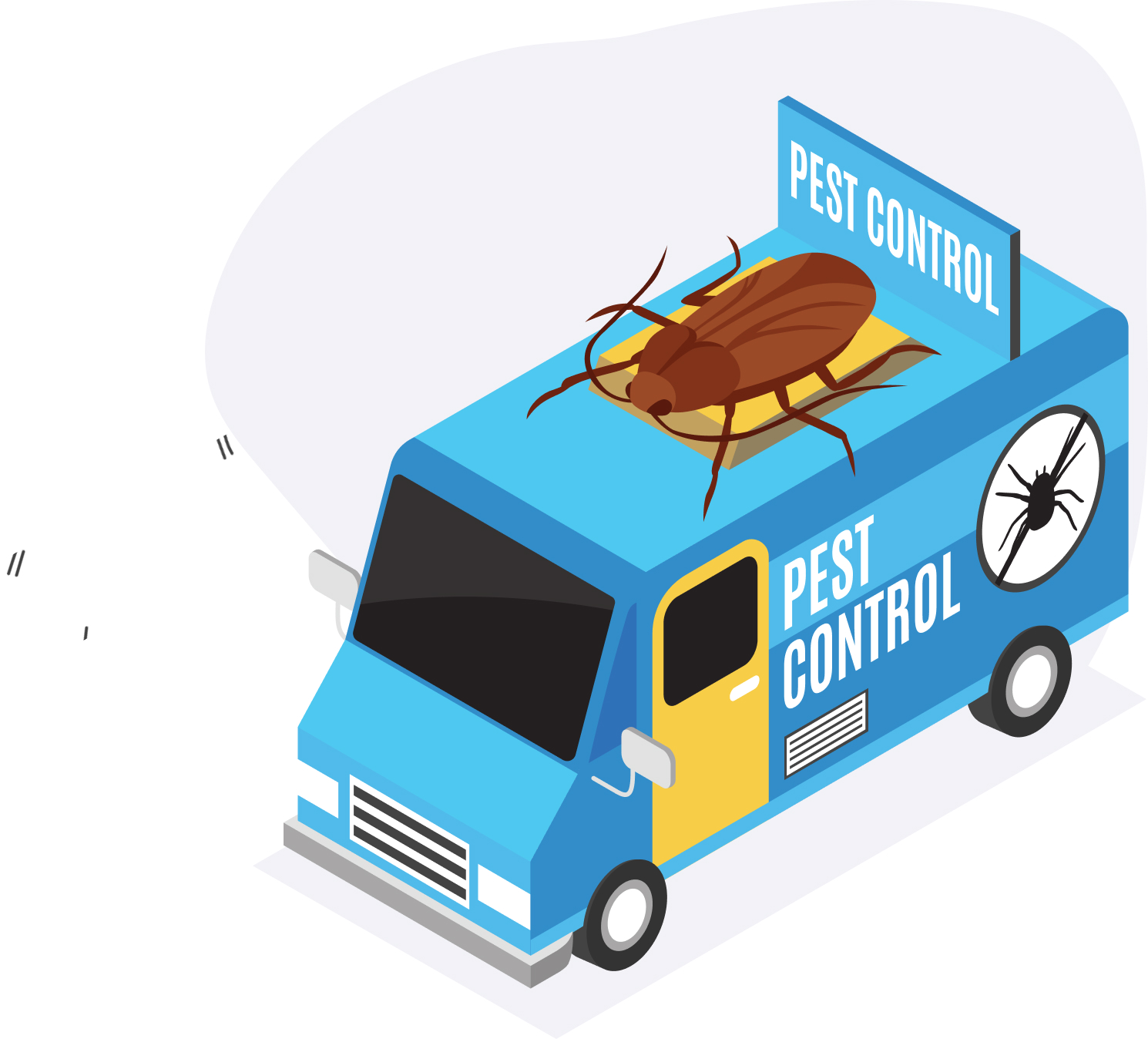 Pest control car