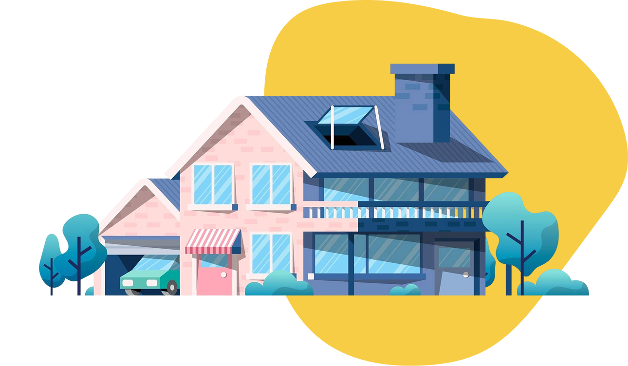 Home with termite protection